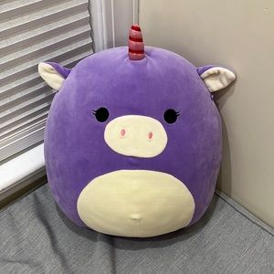 Squishmallows Astrid the Purple Unicorn Original Medium 13” Plush Stuffed Animal